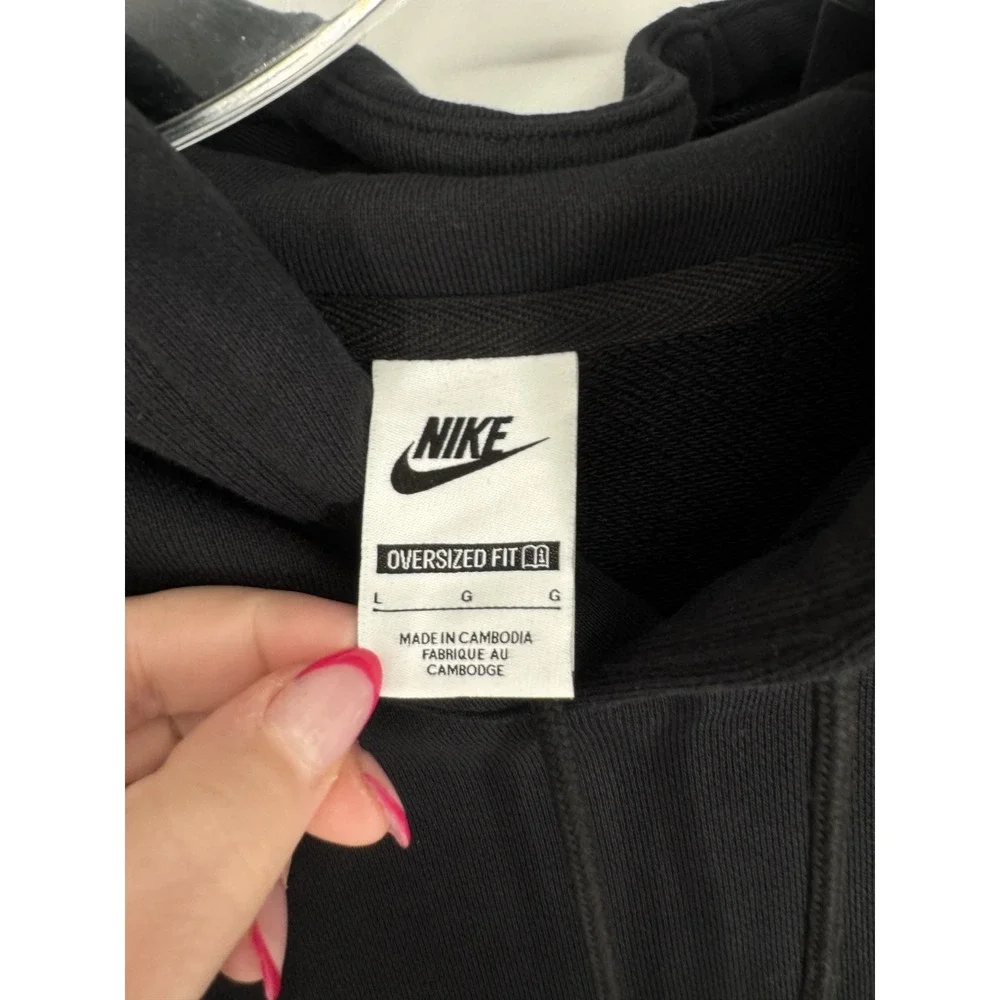 Nike Sportswear‎ Club Hoodie Mens Large French Terry Oversized Fit HJ1816-010